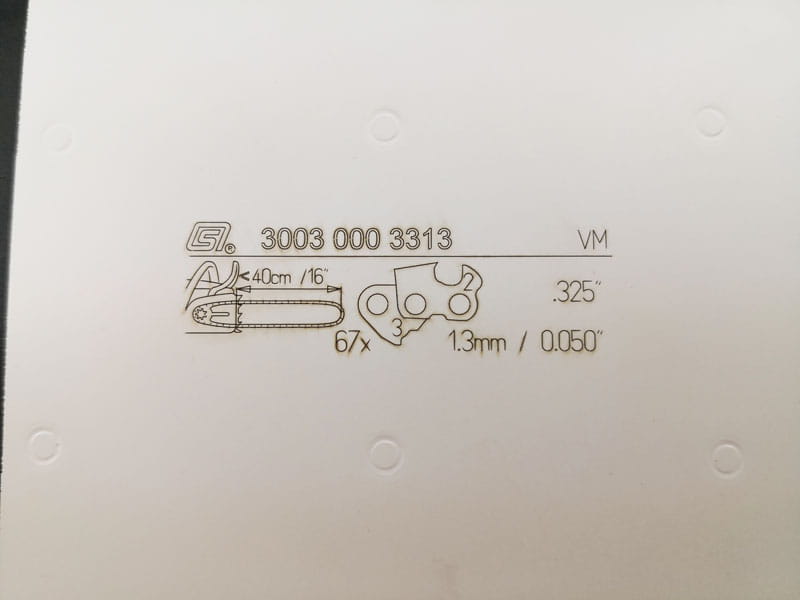 Oznaczenie prowadnicy STIHL Light04 .32" 40cm